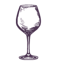 wine glass illustration